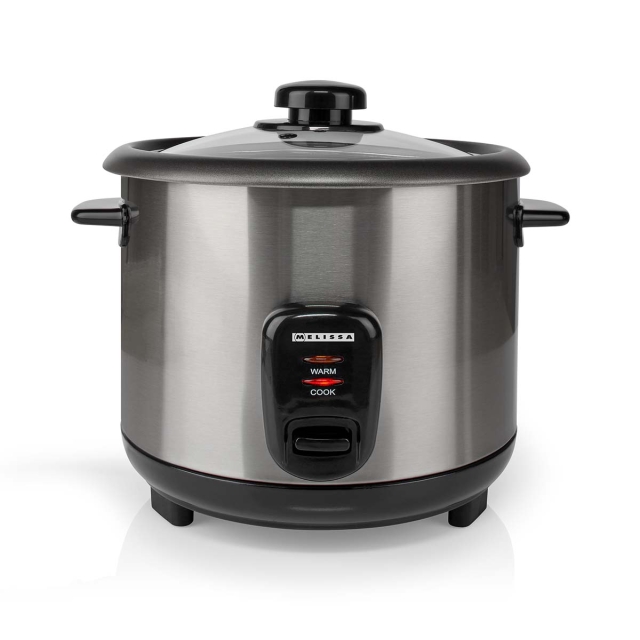 MELISSA Riskoger | 1,5 l | 500 W | non-stick belægning | aftagelig skål | dampkurv | holde-varm-funktion | automatisk slukning