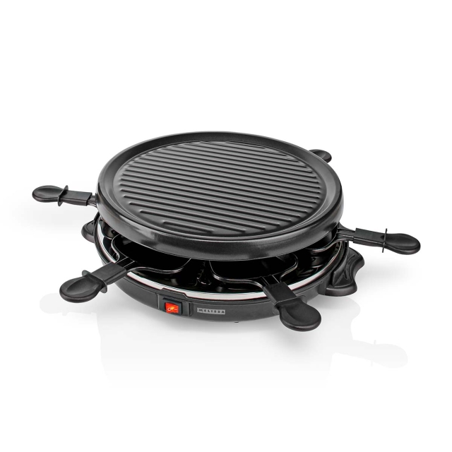 MELISSA Raclette / Gourmetsæt | 6 personer | 800 W | Ø 29 cm | Non-stick belægning