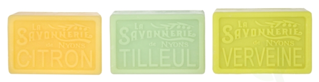 La Savonnerie De Nyons Soap Bar Set 300 g 3x100gr Green