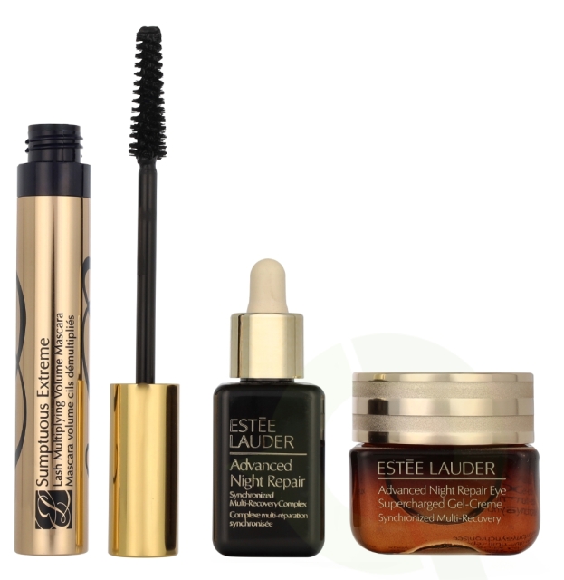 Estee Lauder Eye Transformers Repair Set 38 ml Advanced Night Repair Eye Supercharged Gel Creme 15ml/Advanced Night Repair 15ml/Sumptuous Mascara Extreme Black 8ml