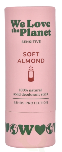 We Love The Planet Sensitive Deodorant Stick 40 g Soft Almond