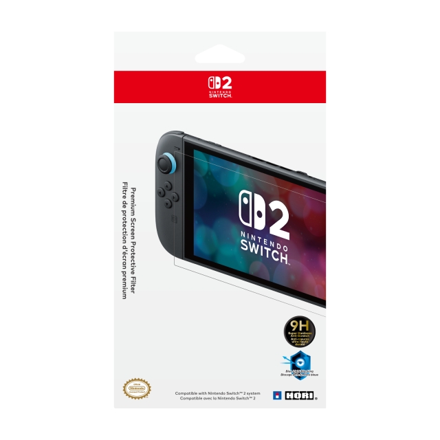 Hori Premium skærmbeskyttelsesfilter til Nintendo Switch 2 - Transparent