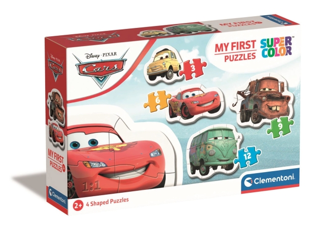 Clementoni Mit første puslespil 3-6-9-12 brikker - Disney Cars (20804)