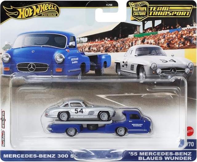 Hot Wheels Team Transport Culture Die-cast biler, Mercedes-Benz (HVR48)
