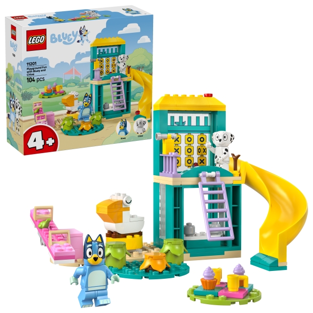 LEGO Bluey - Legepladssjov med Bluey og Chloe (11201)
