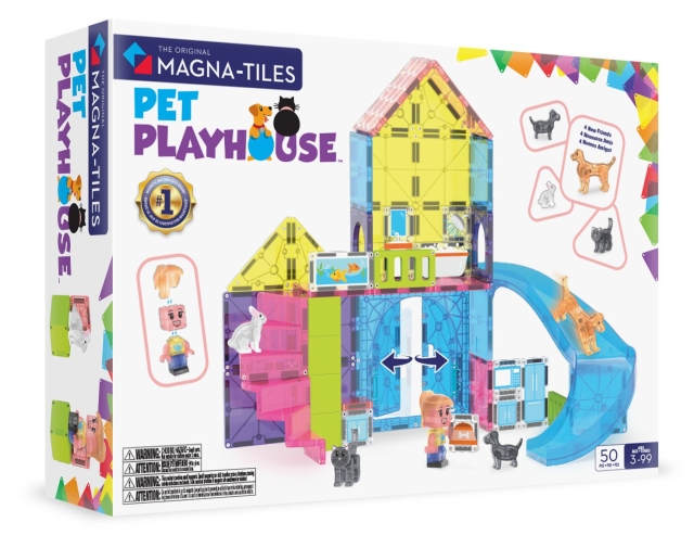 Magna Tiles Magna-Tiles - Legehus til kæledyr 50 stk (90354F)