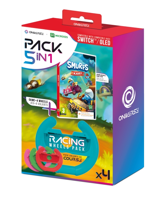 Oniverse 4 hjul + Smølferne Kart (kode i æske)