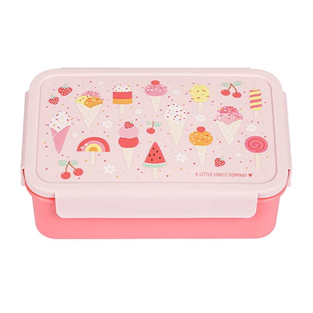 A little lovely company Bento madkasse - Icecream - 22 x 7,5 x 14,5 cm