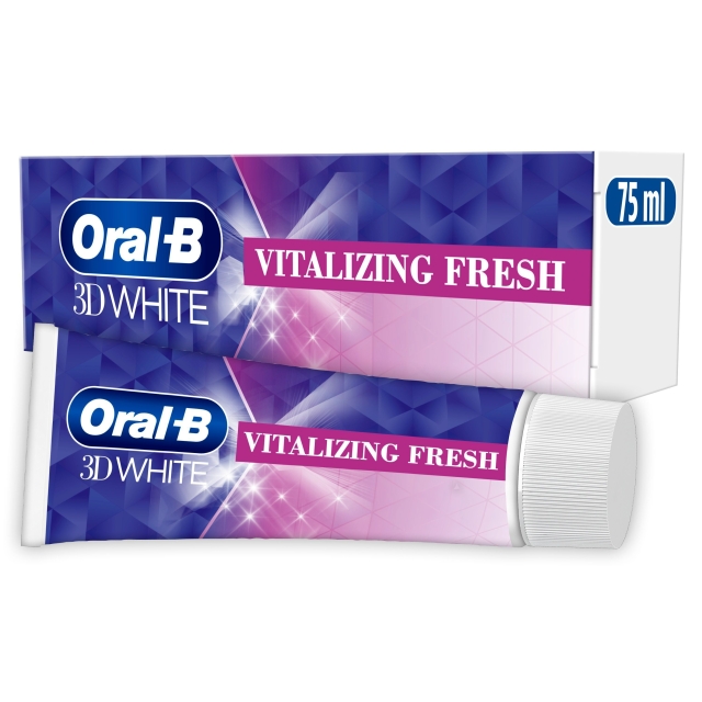 Oral B 3D White Vitaliserende frisk tandpasta - 75 ml