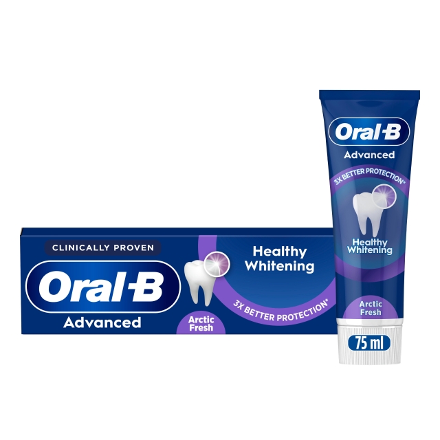 Oral B Advanced Healthy Whitening Arctic Fresh Tandpasta - 75 ml