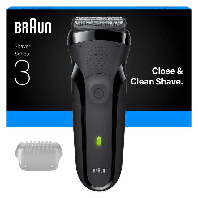 Braun Series 3 elektrisk barbermaskine - grå