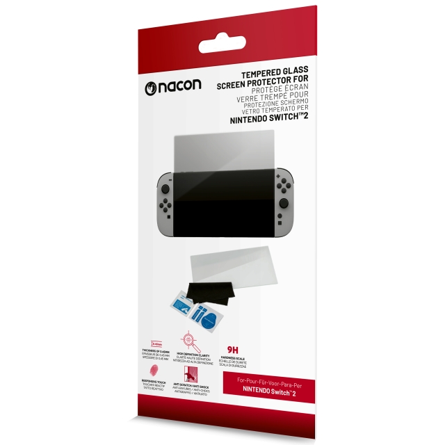 NACON Skærmbeskytter i hærdet glas til Nintendo Switch II