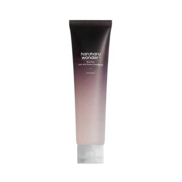 Haruharu Wonder Black Rice Triple AHA Gentle Cleansing Gel - Sort - 100 ml