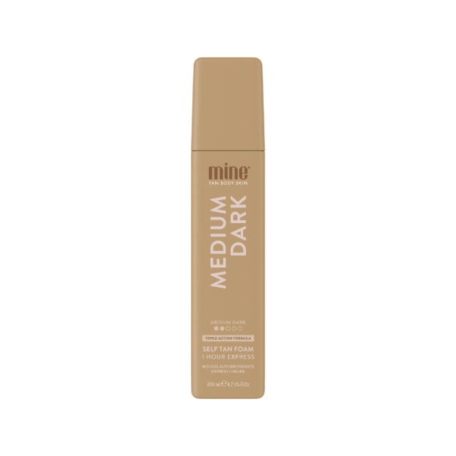 minetan Tan Foam 200 ml - Medium mørk