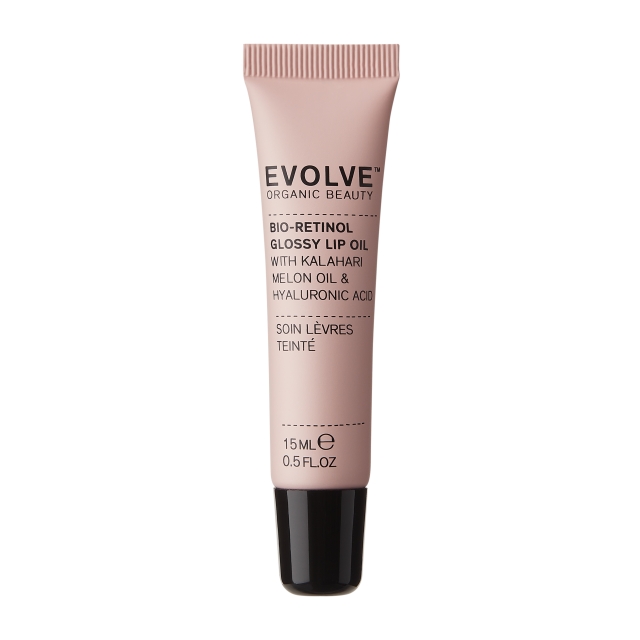 Evolve Beauty Bio-Retinol Glossy Lip Oil 15 ml - Soft Pink
