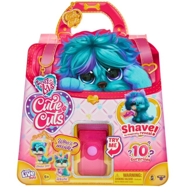 Scruff-a-Luv s Cutie Cuts - Blue Surprise Pet Salon Playset (30296)