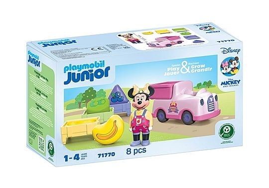 Playmobil Minnie Mouses farvesorterende frugtbil (71770)