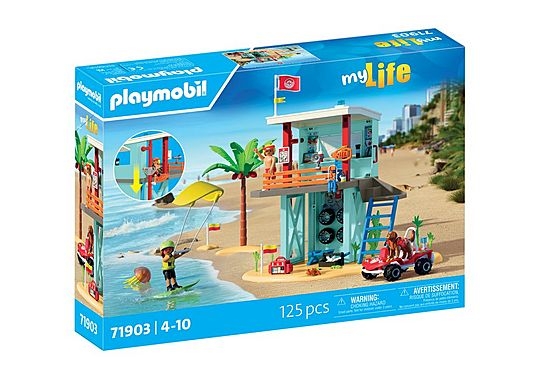 Playmobil Mit liv: Livreddertårn med strandbuggy (71903)