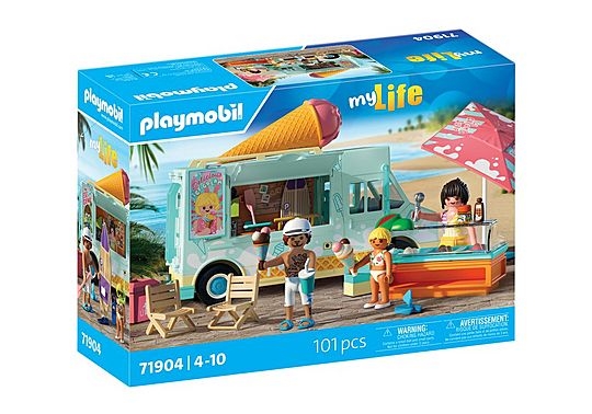 Playmobil Mit liv: Isvogn med surfshop (71904)