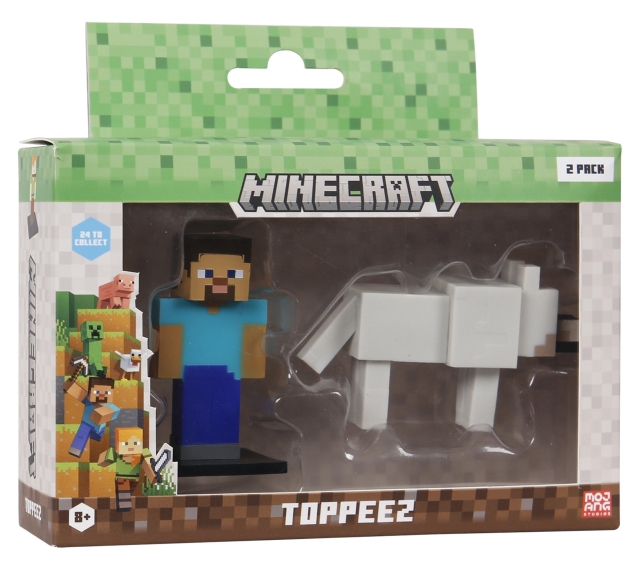 MINECRAFT 3D-figur 2-pak vindueskasse - (2015MC)