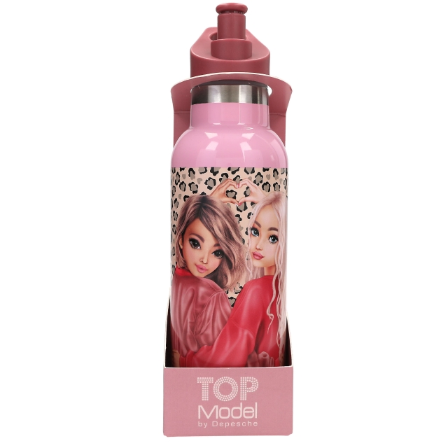 TOPModel Drikkeflaske LEOHEART - pink, bærrød - 500 ml