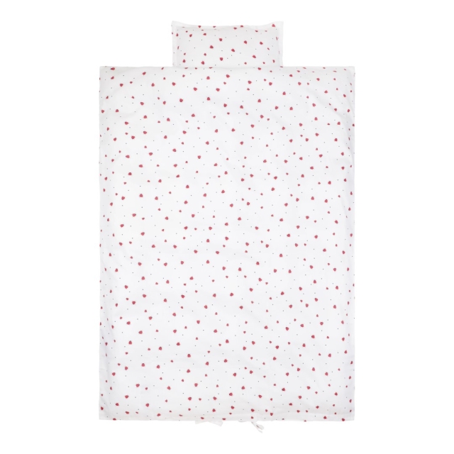 Vanilla Copenhagen Sengetøj Junior - Mælk - 100 x 140 cm, 40 x 45 cm (BEDJ3324)