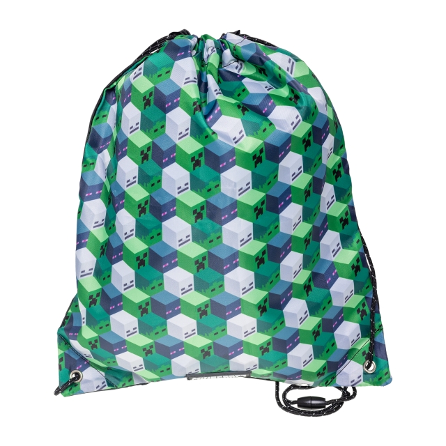 STOR Minecraft gymnastikpose med snor - 35 x 45 cm