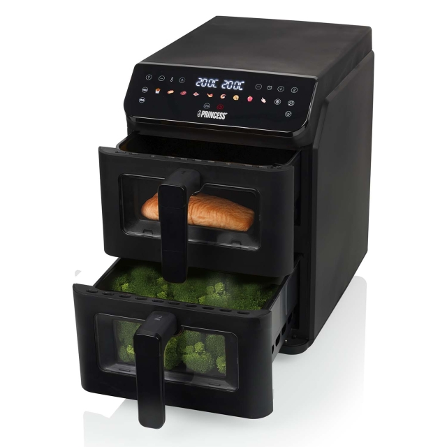 Princess Airfryer Staplad 2x5L 3000W - 182490