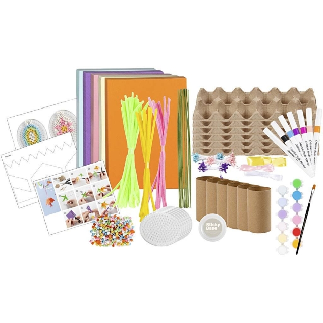 Creative Toys Creativ - Mega Craft Mix Creative Spring, forårsfarver, 1 pakke - (977607)