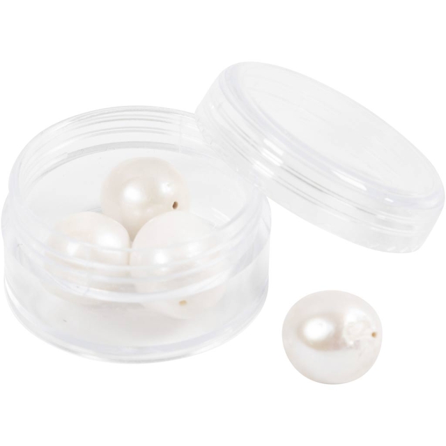 Creative Toys Creativ - Ferskvandsperler, Perforeret på langs, dia. 13-14 mm (632124)