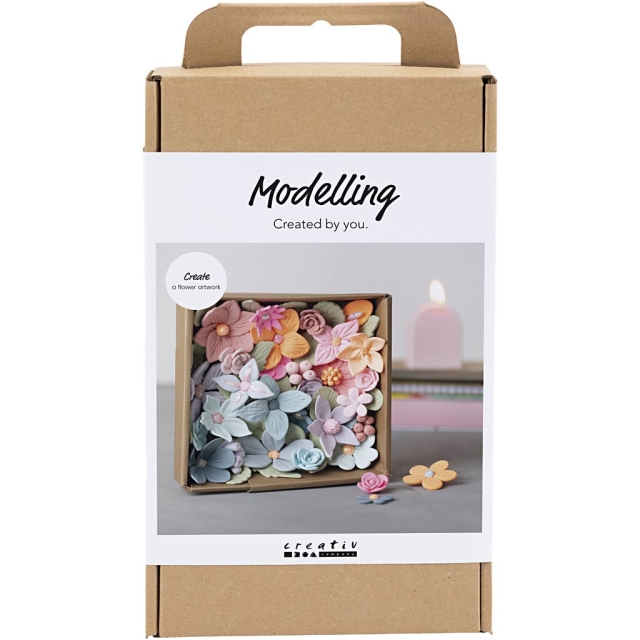 Creative Toys Creativ - Craft Kit Modellering, blomster, pastelfarver (977800)