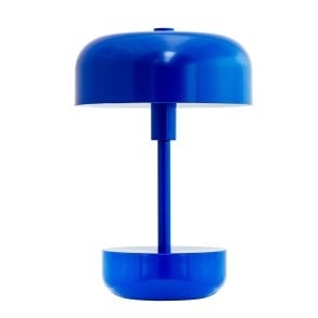 Dyberg-Larsen Haipot genopladelig LED-bordlampe - Blå - Højde: 25 cm, Diameter: 15 cm