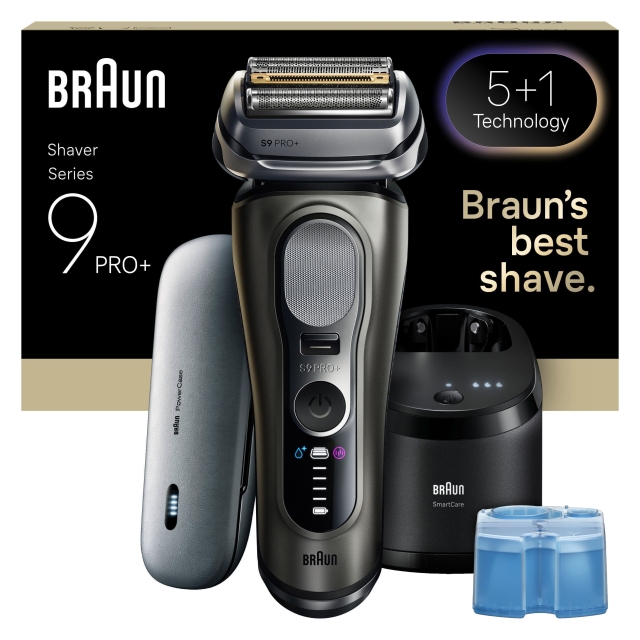 Braun Series 9 PRO+ elektrisk barbermaskine - grafit - 9675CC