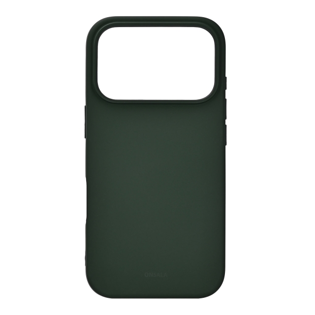 Onsala Mobilcover med Silikone Feel Olive Green - iPhone 17 Pro