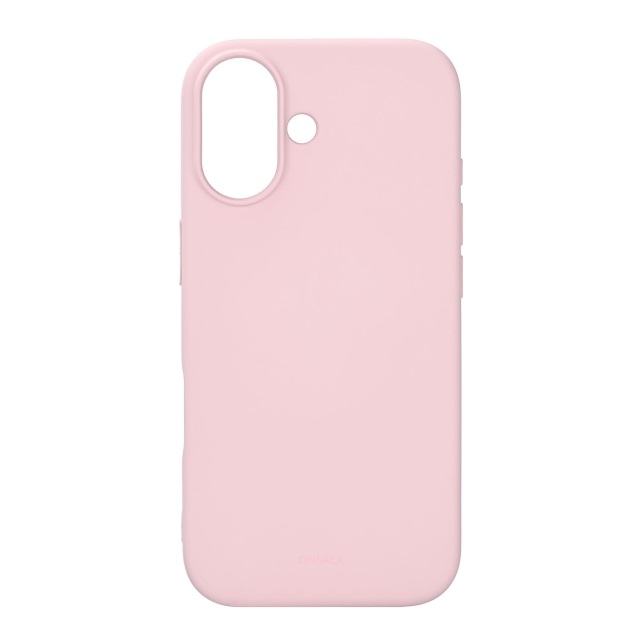 Onsala Mobilcover med Silikone Feel Chalk Pink - iPhone 17