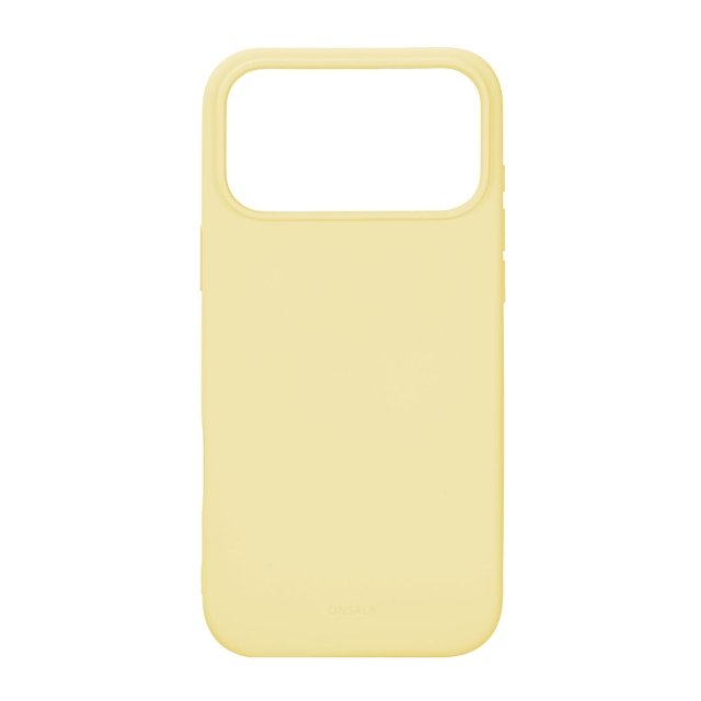Onsala Mobilcover med Silikone Feel Lemon - iPhone 17 Pro Max
