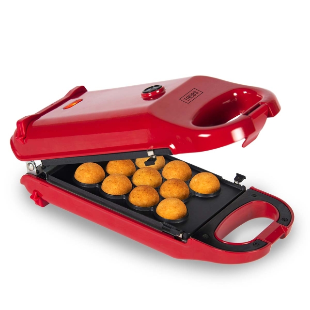 Trebs 6-i-1 Snack Maker / Comfortcook til lækre vafler, doughnuts, cake pops, madeleinekiks, vaffelskåle til is og minikager