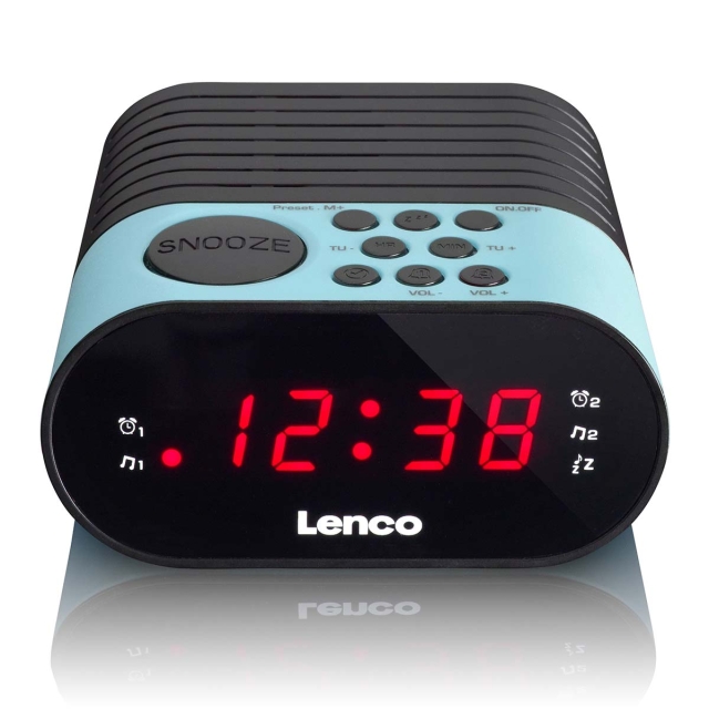 Lenco Ur-radio Blå