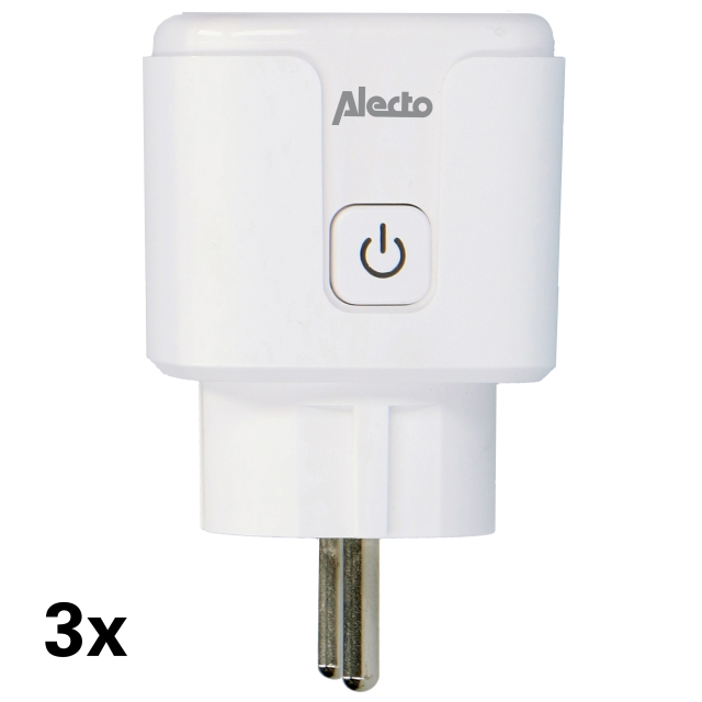 Alecto Smart Wi-Fi-stik 16A 3680W 3-pak Hvid