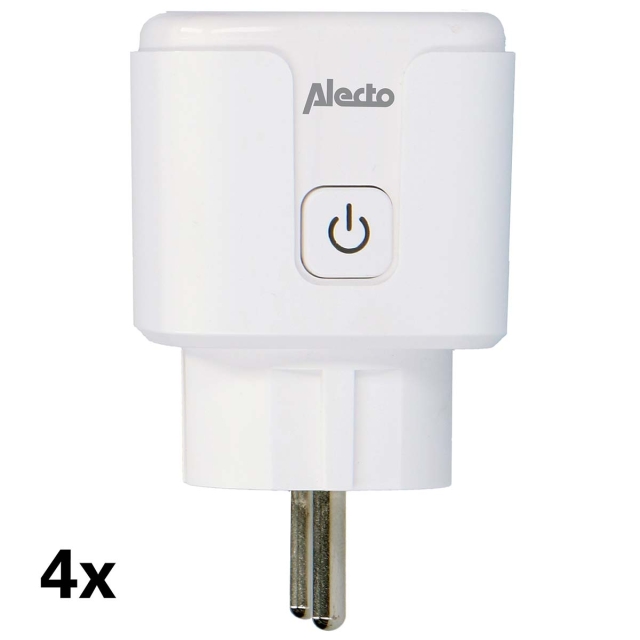 Alecto Smart Wi-Fi-stik 16A 3680W 4-pak Hvid