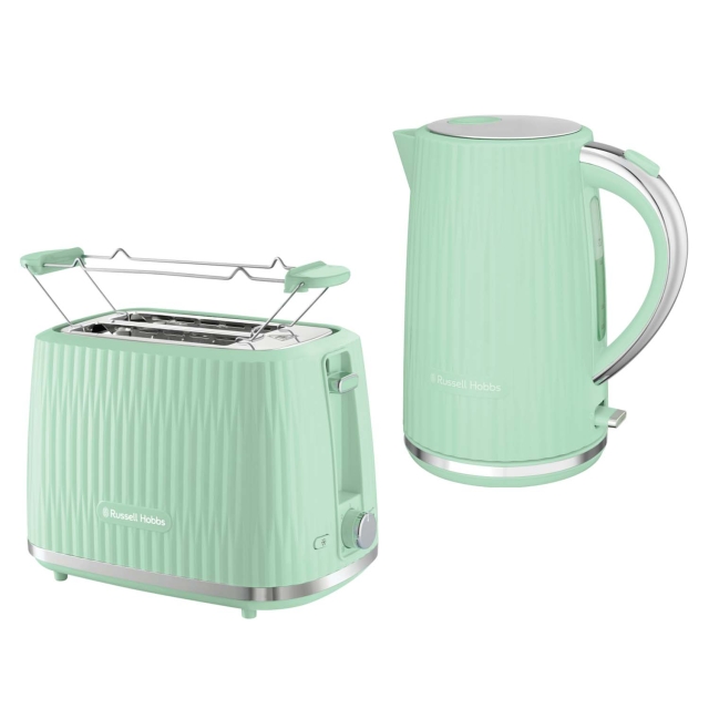 Russell Hobbs Pack Pistachio Eden kedel/brødrister