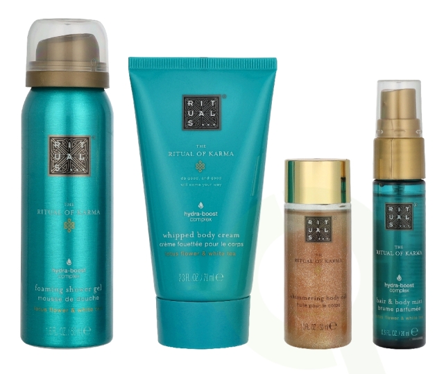 Rituals Karma Giftset 170 ml Body Oil 30ml/Body Mist 20ml/Body Cream 70ml/Shower Gel 50ml