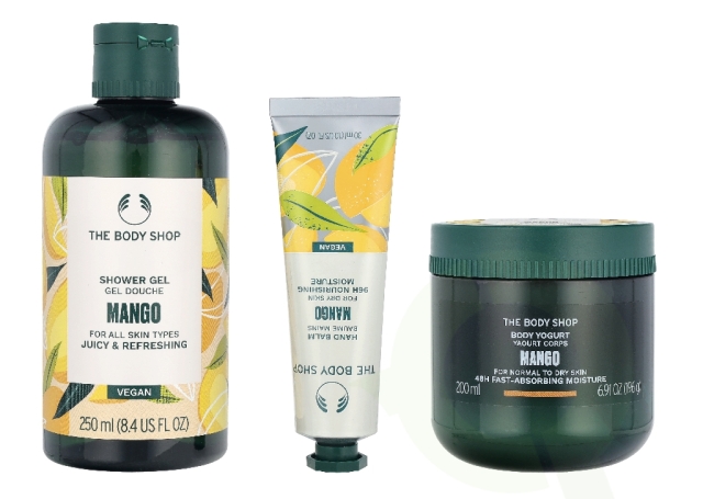 The Body Shop G3 Small Mango Giftset 140 ml Hand Cream 30ml/Body Butter 50ml/Shower Cream 60ml
