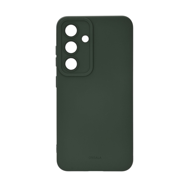 Onsala Cover med Silikone Feel Olive Green - Samsung Galaxy S26