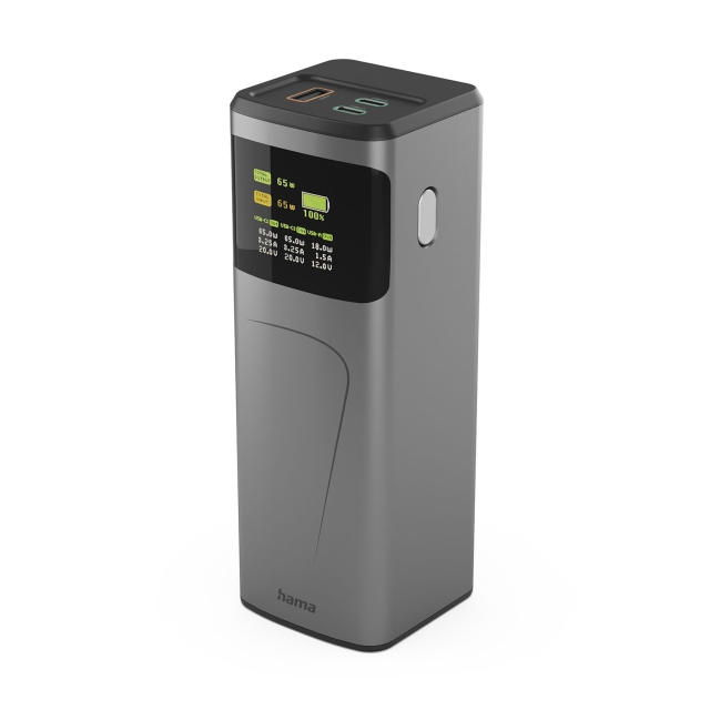 Hama Powerbank 20000mah 2xUSB-C 1xUSB-A 65W Hurtig Opladning