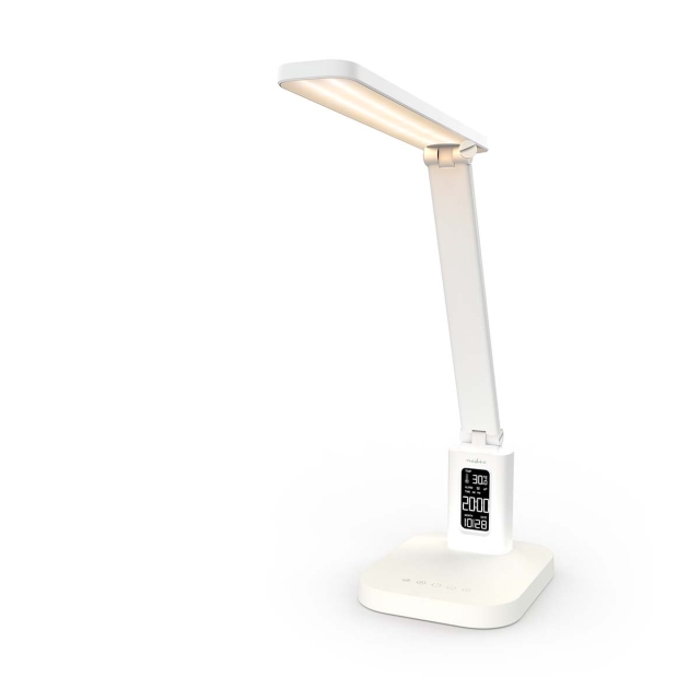 Nedis LED Bordlampe | Dæmpbar | 3 Lystilstande | 220 lm | Genopladelig | Dimmer - Til produkt | Hvid