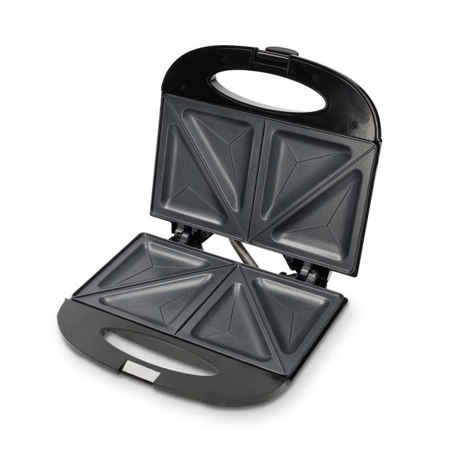 MELISSA Sandwichmaskine | 750 W | Sandwichplader | Automatisk temperaturkontrol | Non-stick belægning | Sort