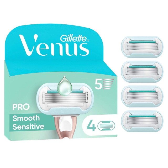 Gillette Venus Rakblad Pro Smooth Sensitive CRT 4st