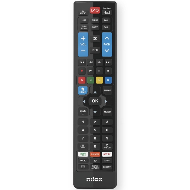 Nilox Universalfjärrkontroll 5-i-1 Panasonic/Philips/Sony/LG/Samsung TV