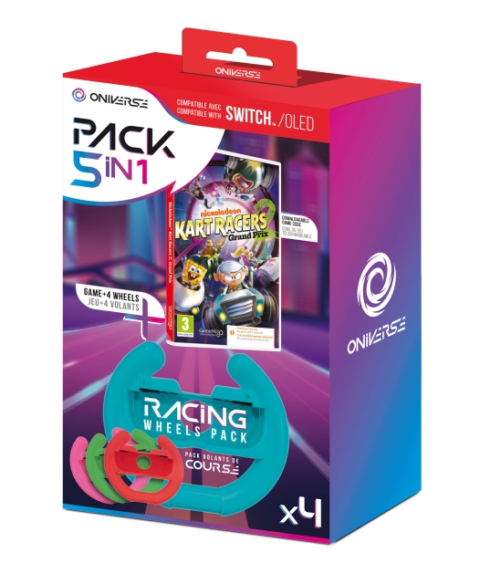 Nsw Bundle Ciab Nickelodeon Kart Racers 2: Grand Prix  + 4 Wheels (Switch)